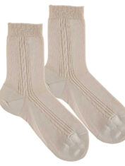 calcetines-cortos-labrado-lateral-tacto-suave-lino